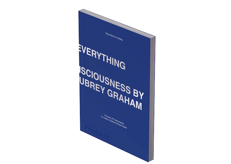 Phaidon Titles Ruin Everything A Stream of Consciousness by Aubrey Graham and Kenza Samir Book