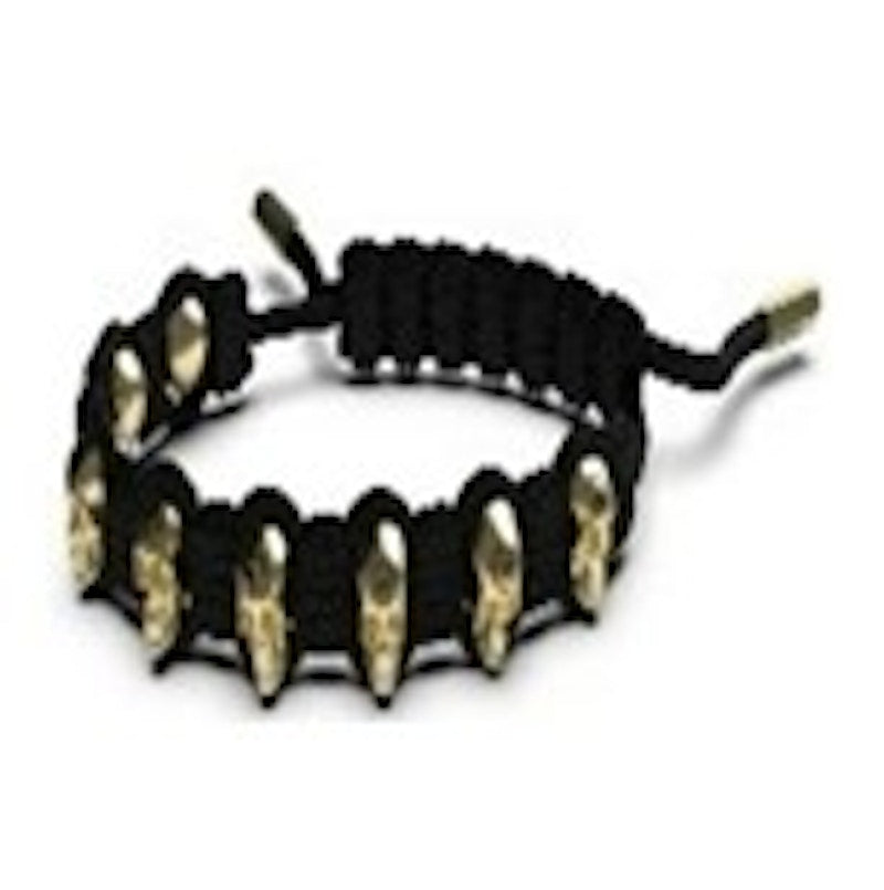 Philipp Plein 3D $kull Crystal Cotton Cord Bracelet Gold