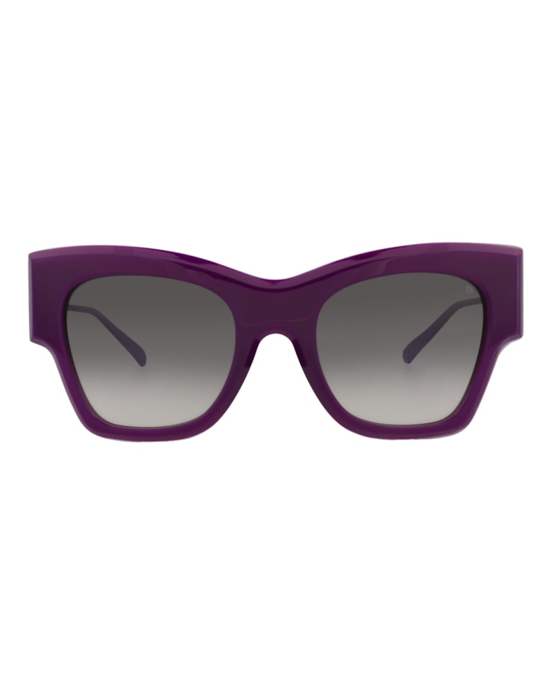 Philipp Plein Cat Eye-Frame Acetate Sunglasses Violet Violet Smoke (SPP120M-53-0875)