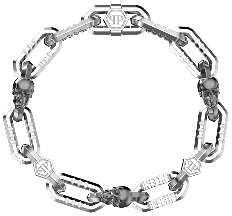 Philipp Plein Plein Edge Cable Chain Bracelet Two Tone