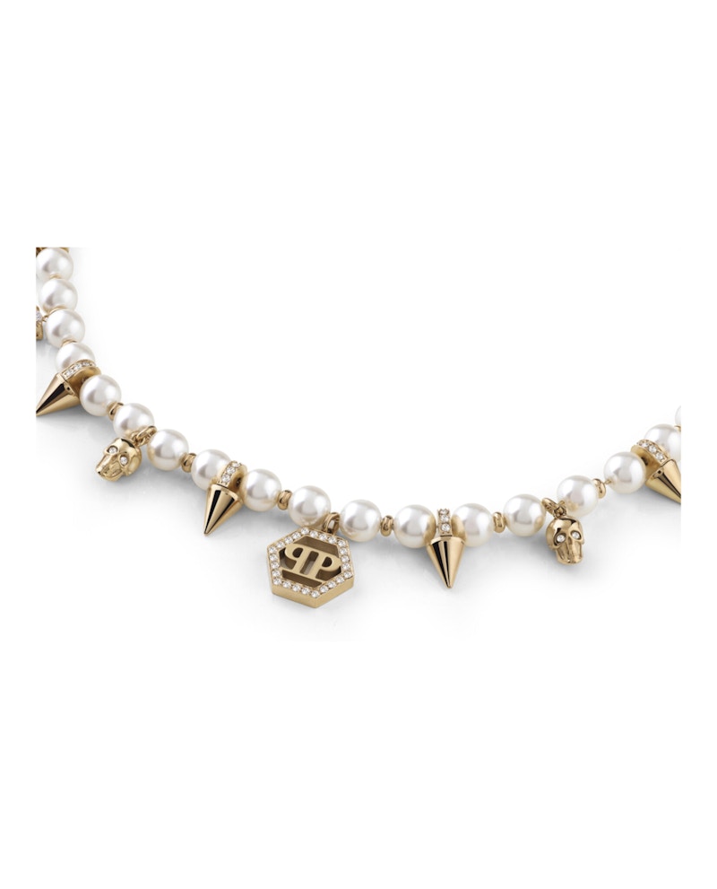 Philipp Plein Rhapsody Crystal Necklace Gold