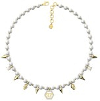Philipp Plein Rhapsody Crystal Necklace Gold