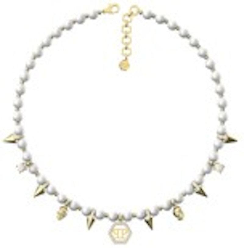 Philipp Plein Rhapsody Crystal Necklace Gold