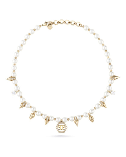 Philipp Plein Rhapsody Crystal Necklace Gold