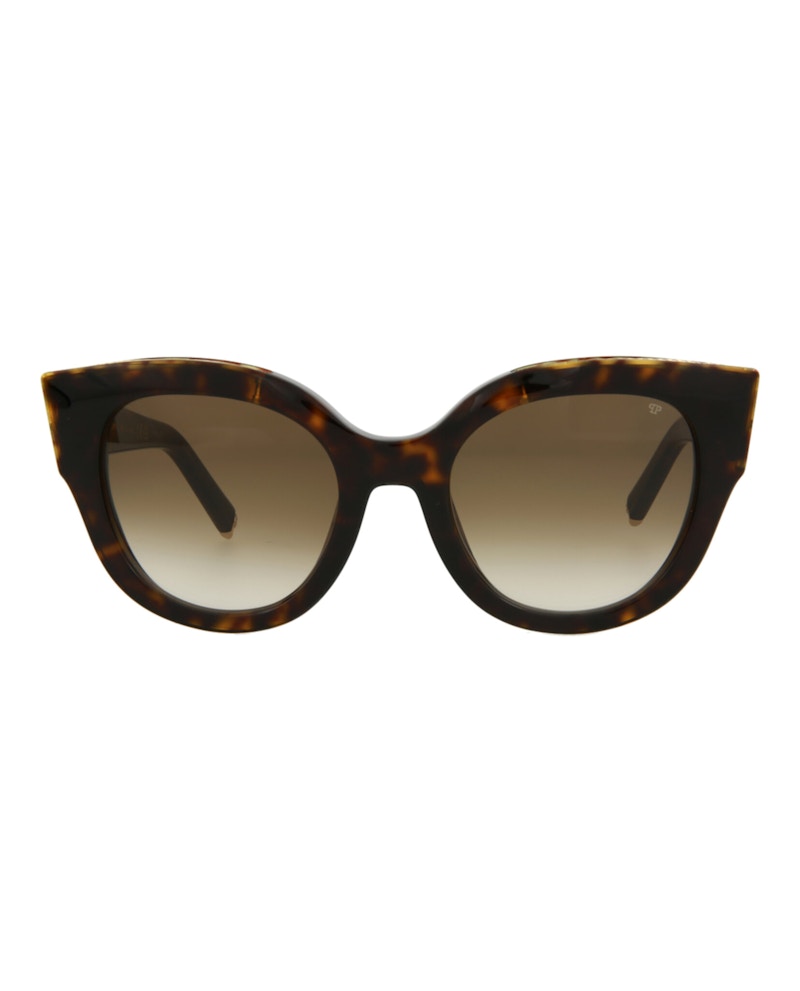 Philipp Plein Square-Frame Acetate Sunglasses Havana Havana Brown (SPP026S-53-0722)