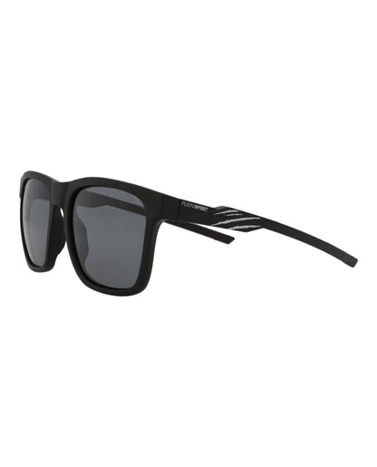 Philipp Plein Square-Frame Injection Sunglasses Black Black Smoke (SSP010-56-U28P)
