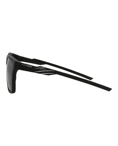 Philipp Plein Square-Frame Injection Sunglasses Black Black Smoke (SSP010-56-U28P)