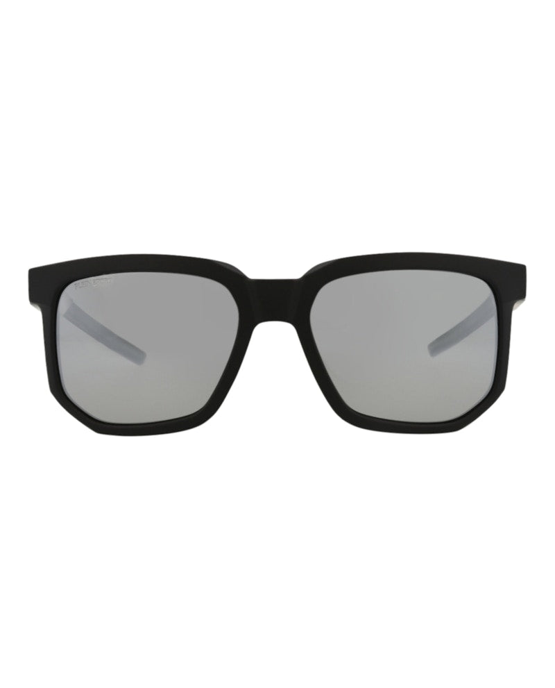 Philipp Plein Square-Frame Injection Sunglasses Black Black Smoke (SSP011-56-U28W)
