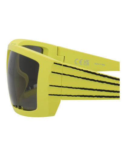 Philipp Plein Square-Frame Injection Sunglasses Yellow Yellow Smoke (SSP003-64-0YLW)