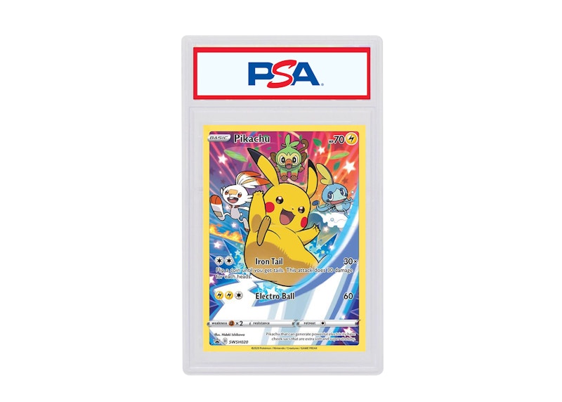 Pikachu 2020 Pokémon Sword & Shield Figure Collection Full Art Promo #020 (PSA or BGS Graded)
