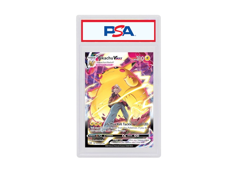 Pikachu VMAX 2022 Pokémon Sword & Shield Lost Origin Full Art #TG17/TG30 (PSA or BGS Graded)