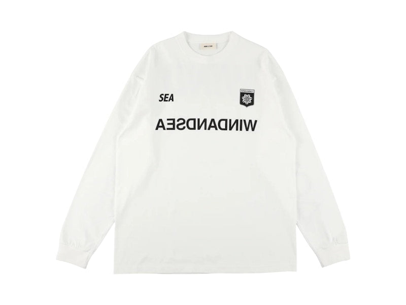 Playstation x Wind and Sea LS Tee White