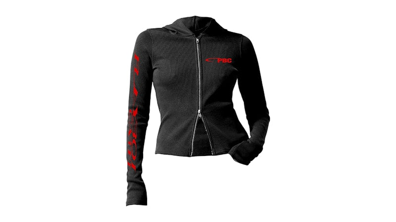Playboi Carti Iam Double Zip II Top Black
