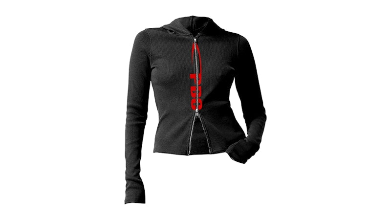 Playboi Carti Iam Double Zip III Top Black
