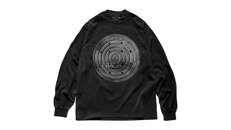 Playboi Carti Iam Manhole Cover L/S Tee Black