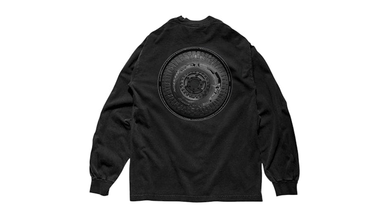 Playboi Carti Iam Swamp Tire L/S Tee Black