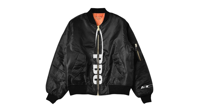 Playboi Carti Iam Swoosh Logo Bomber Black
