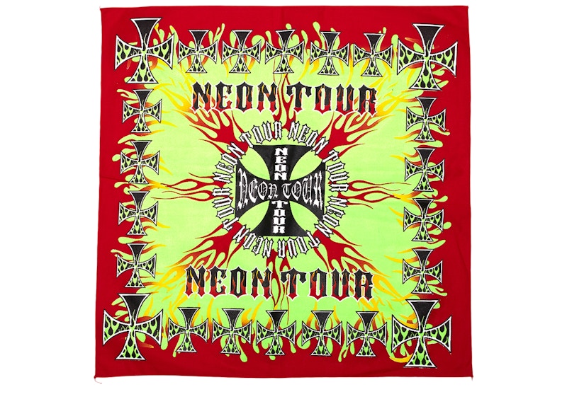 Playboi Carti Neon Tour Bandana Multi
