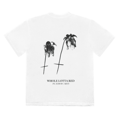 Playboi Carti New Maps Of Hell Poppy Tee White