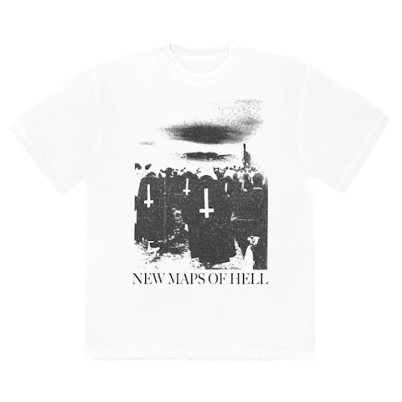 Playboi Carti New Maps Of Hell Poppy Tee White