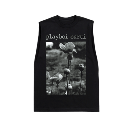 Playboi Carti Poppy Sleeveless Tee Black