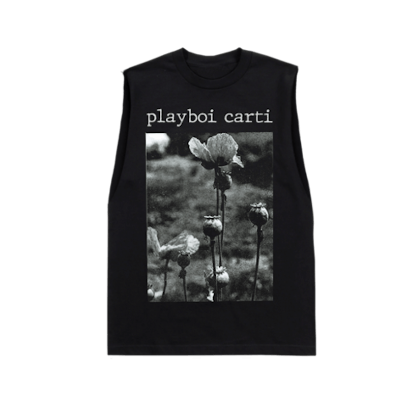 Playboi Carti Poppy Sleeveless Tee Black