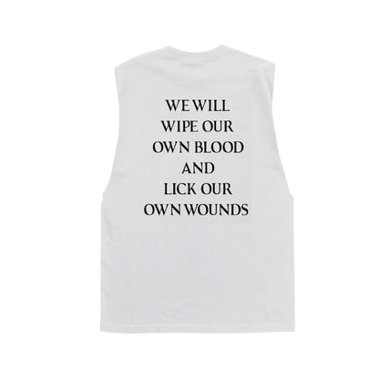Playboi Carti Wipe Our Own Blood Sleeveless T-shirt White
