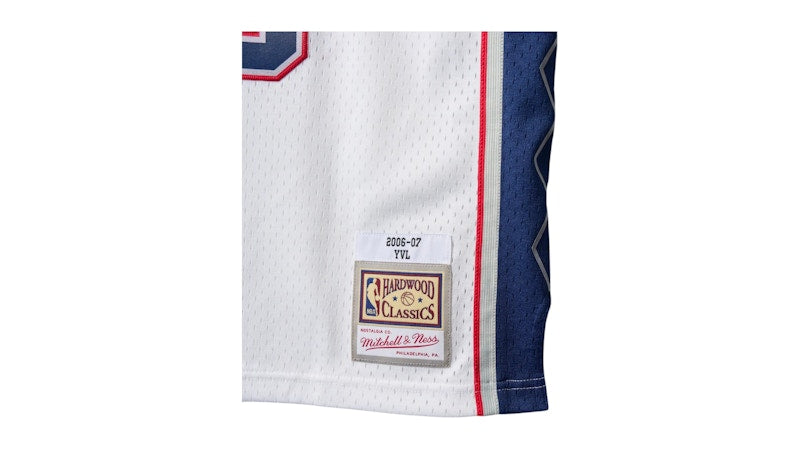 Playboi Carti x NBA x Mitchell & Ness New Jersey Nets 2006-07 Swingman Jersey White