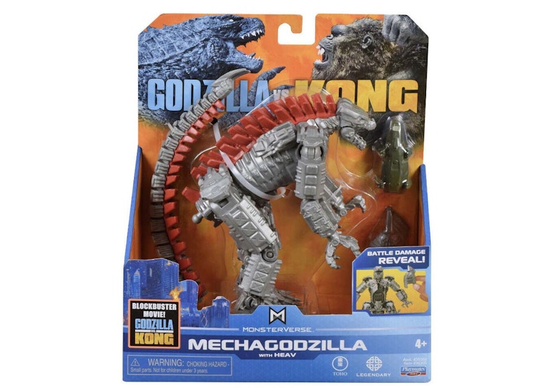 Playmates Toys Godzilla vs. Kong Monsterverse Mechagodzilla With HEAV Action Figure Silver