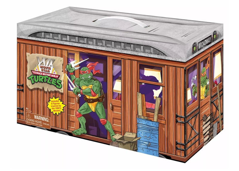 Playmates Toys Teenage Mutant Ninja Turtles Movie Star 6-Pack Action Figure Multi