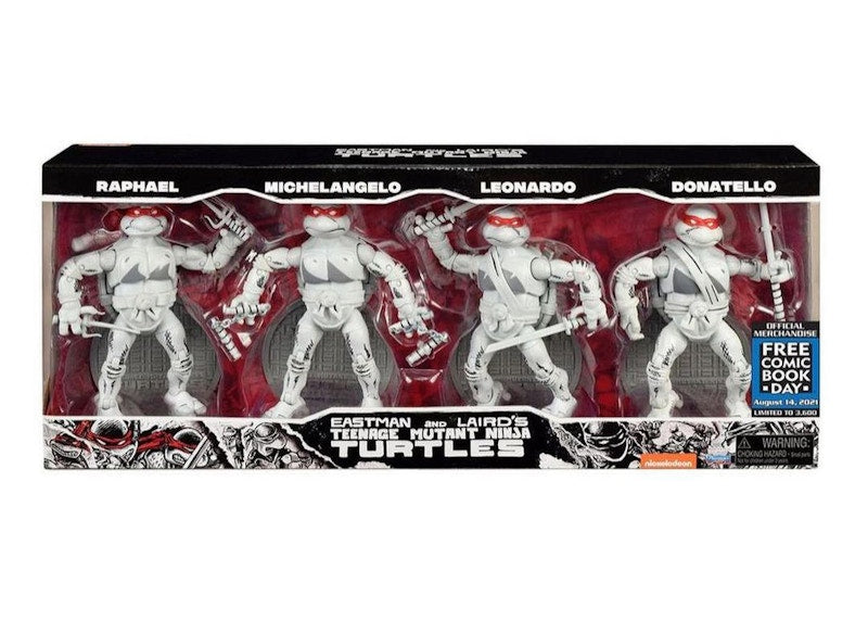 Playmates Toys Teenage Mutant Ninja Turtles Ninja Elite Series 4-Pack Free Comic Book Day Exclusive Action Figure