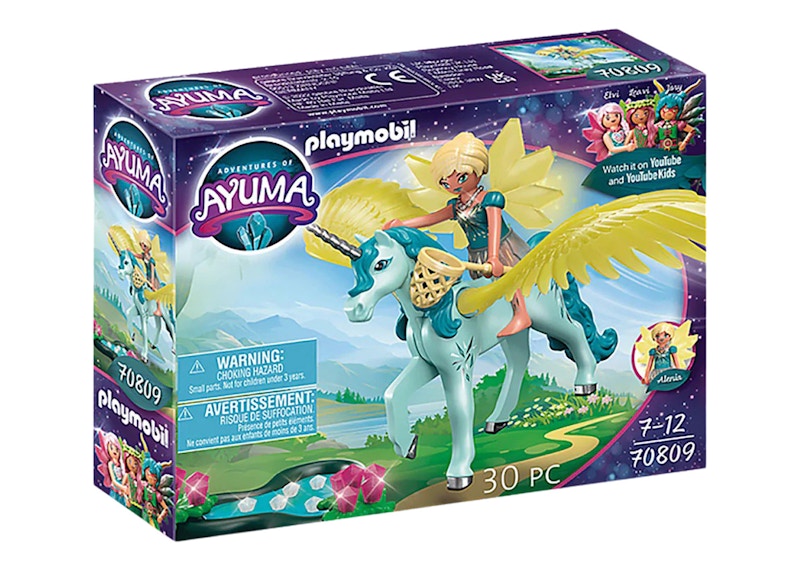 Playmobil Adventures of Ayuma Crystal Fairy with Unicorn Set 70809