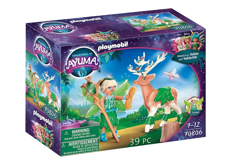 Playmobil Adventures of Ayuma Forest Fairy with Soul Animal Set 70806