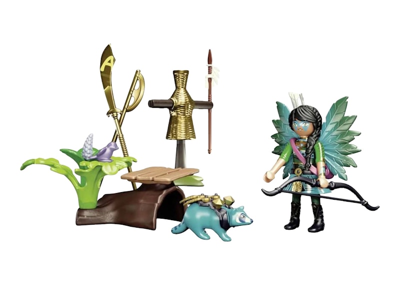 Playmobil Adventures of Ayuma Starter Pack Knight Fairy with Raccoon Set 70905
