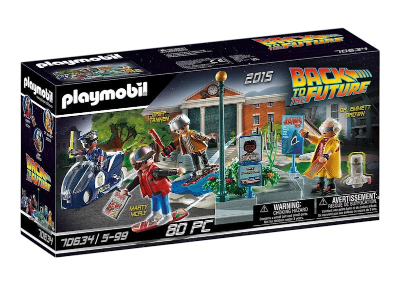 Playmobil Back to the Future Part II Verfolgung mit Hoverboard Set 70634