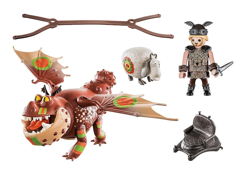 Playmobil Dream Works Dragons Dragon Racing: Fishlegs and Meatlug Set 70729