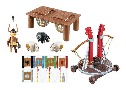 Playmobil Dream Works Dragons Dragon Racing: Gobber the Belch with Sheep Sling Set 9461