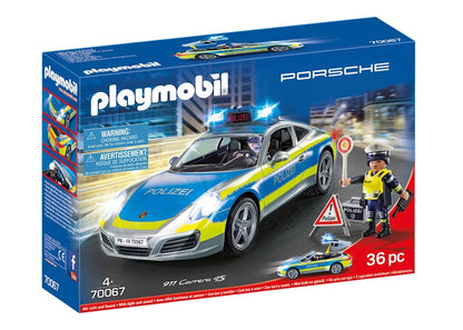 Playmobil Porsche 911 Carrera 4S Police Set 70066