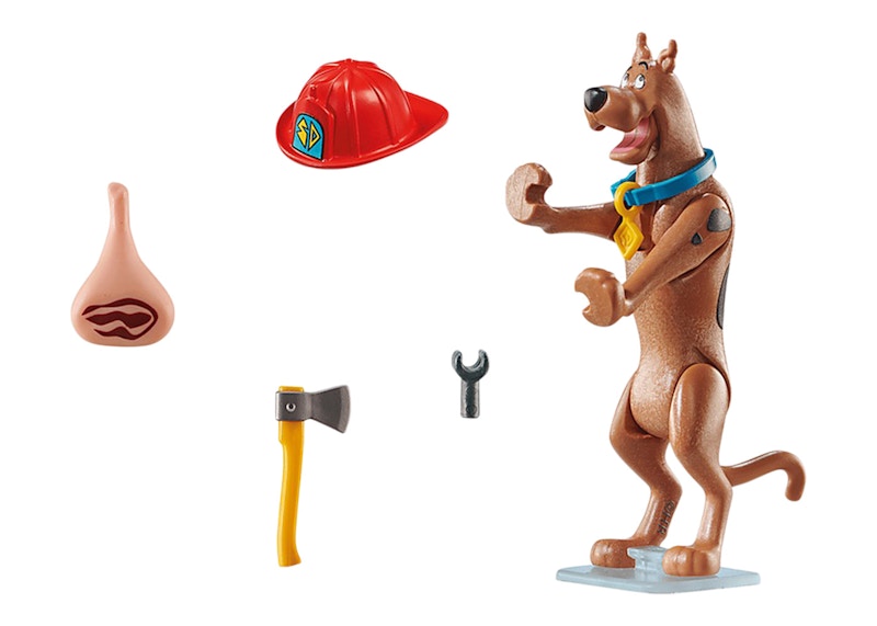 Playmobil SCOOBY-DOO! Collectible Firefighter Figure Set 70712