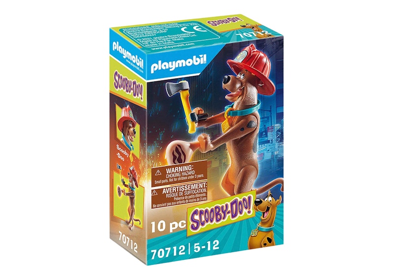 Playmobil SCOOBY-DOO! Collectible Firefighter Figure Set 70712
