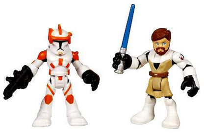 Playskool Star Wars Jedi Force Obi-Wan Kenobi & Commander Cody Mini Figure (2-Pack)