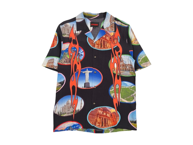 Pleasures 7 Wonder Camp Shirt Black
