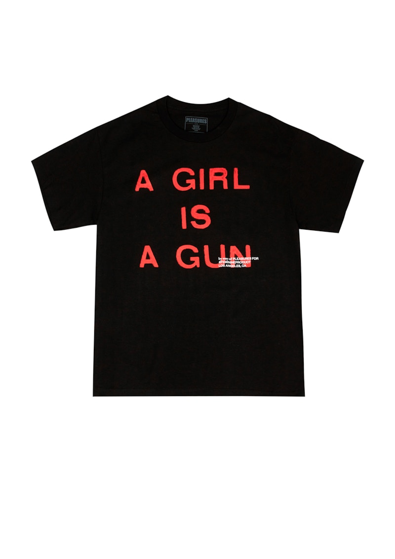 Pleasures A Girl is a Gun T-shirt Black