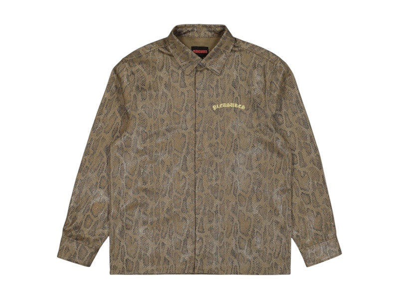 Pleasures Anaconda Overshirt Brown