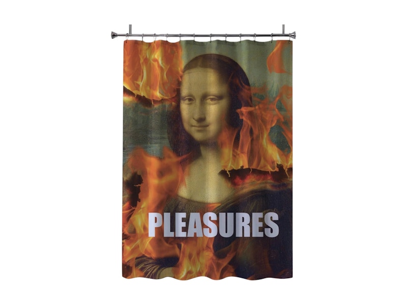 Pleasures Burn Shower Curtain Multi
