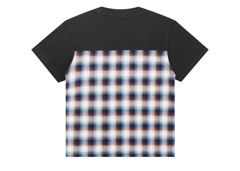 Pleasures Check Tee Black