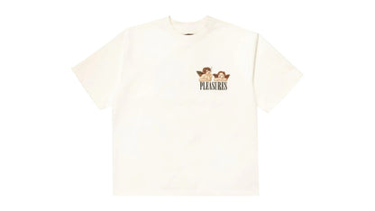 Pleasures Dynamic Short Sleeve Crewneck Ecru