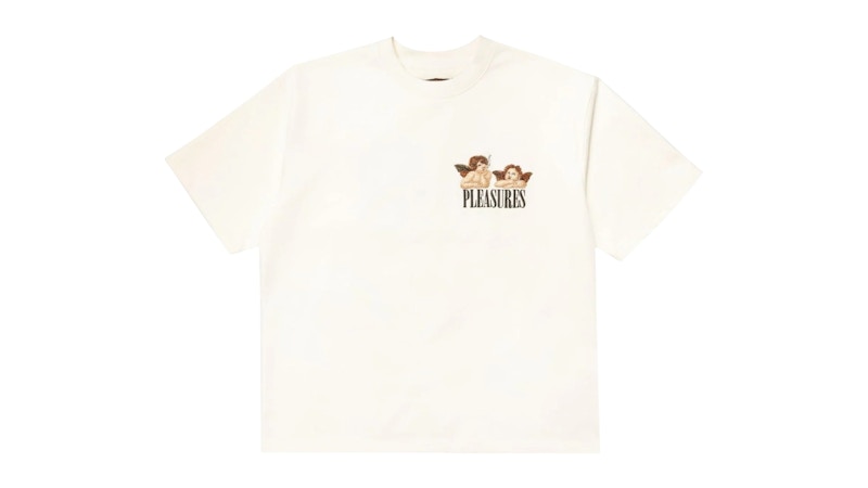 Pleasures Dynamic Short Sleeve Crewneck Ecru