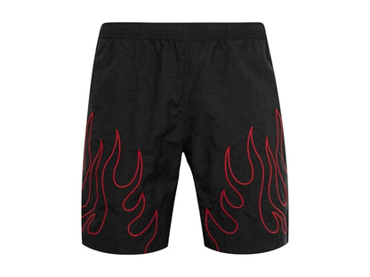 Pleasures Fiery Running Shorts Black