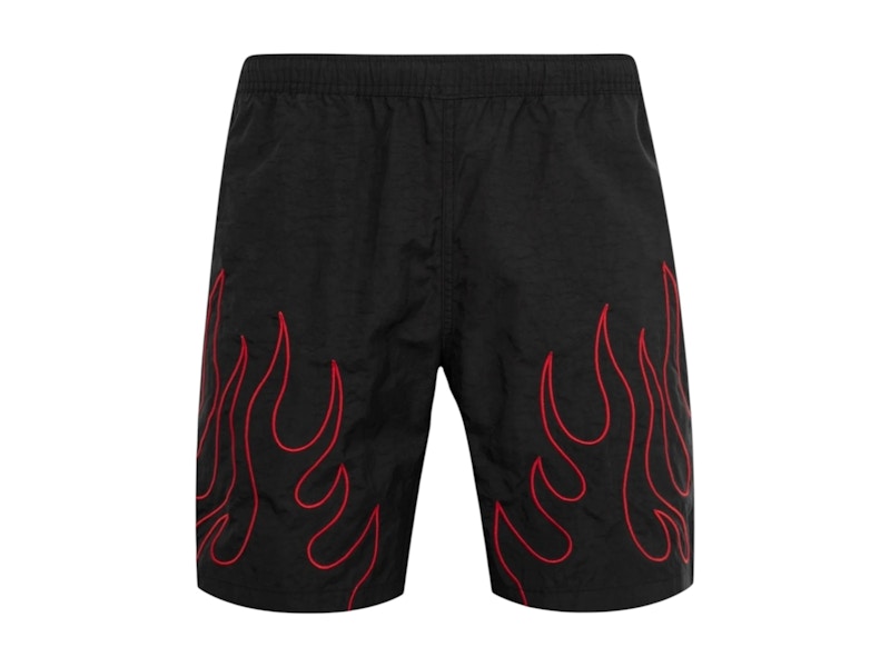 Pleasures Fiery Running Shorts Black
